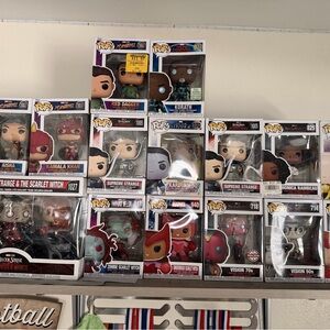 Funko Pop Marvel and DC 

Available individually as well. Message me!!